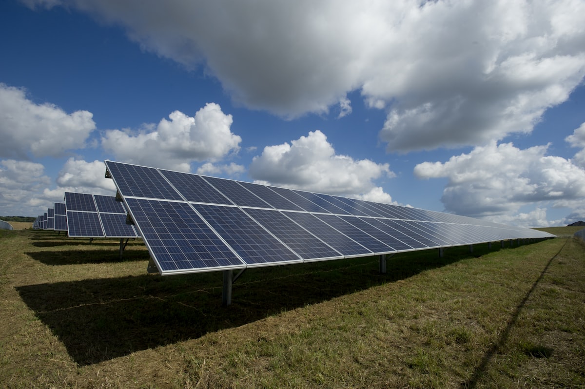 Residential solar panel installation